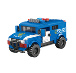 Stavebnica Auto policajné 17 cm