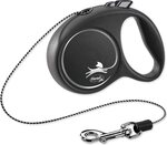 Vodítko Flexi Black Design lanko XS čierne 3m