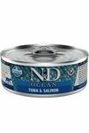N&amp;D CAT OCEAN Adult Thunfisch &amp; Lachs 70g