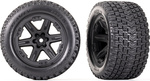Traxxas koleso 2.8", disk RXT čierny, pneu Gravix (2)