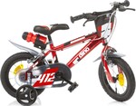 Dino Bikes - Detský bicykel 12" 412US -06 červený