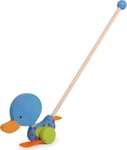 Small foot Ťahacie hračky kolísajúca sa kačička modrá