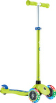 Globber Kinderroller Plus - Primo Plus Lights V2 - Leuchtend - Limettengrün/Marineblau