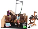 Schleich Umývací kút klubový s príslušenstvom