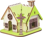Woodcraft Drevené 3D puzzle Dom Ellie