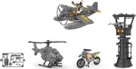 Vojenský set s lietadlom 21cm