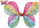 Krídla motýlie nylon 44x32cm na karneval