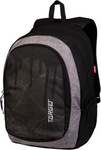 Target-Studentenrucksack, Schwarz, Zweikammer