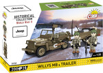 Cobi II WW Willys MB s prívesom, 1:35, 200 k, 2 f
