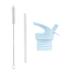 A Little Lovely Company - bouchon, brosse et paille pour bouteille en acier inoxydable - benne bascu