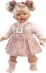 Llorens 33158 ROBERTA - realistická bábika so zvukmi a mäkkým látkovým telom - 33 cm