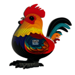 EUGY Hahn 3D Kartonbausatz