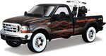 Maisto - Harley-Davidson Custom, 1999 Ford F-350 Super Duty Pickup, 1:24