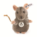 STEIFF Originals Piff souris, jouet en peluche gris clair