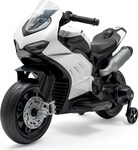 Otroška električna motorna kolesa Baby Mix Supersport bela
