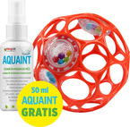 Játék OBALL RATTLE 10cm 0m + narancs + 50ml Aquaint