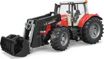 Bruder Traktor MASSEY FERGUSON 7624 s čelným nakladačom