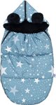 Luxuriöser Fußsack New Baby Sterne