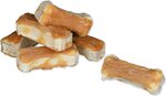 Pochúťka Trixie DentaFun byvolia koža obalená kuracím mäsom 5cm 120g 8ks
