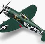 Modellbausatz Flugzeug 12474 - P-47D "EILEEN" (1:72)