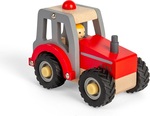 Bigjigs Toys Traktor červený