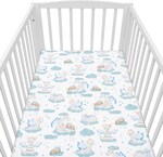 Bavlnené prestieradlo do postieľky New Baby Dráčik 120x60 cm