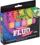 Chodníkové kriedy FLUO 6ks