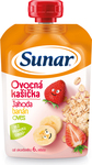 SUNAR Taschenfruchtbrei Erdbeer, Banane, Haferflocken 120 g