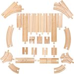 Bigjigs Rail Drevené koľaje set 25 dielov