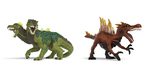 Schleich Ohnivý dinosaurus verzus Jašter z džungle