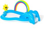 Bestway Aufblasbares Spielcenter Rainbow Day, 91×145×257 cm