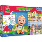 Trefl Puzzle 15 GIANT - Cocomelon, Veselý deň s priateľmi / Cocomelon