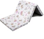 Skladacia matrac do postieľky New Baby STANDARD 120x60x5 cm koala ružová