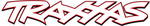 Traxxas PVC samolepka biela 32x7cm