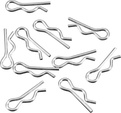 Arrma sponky karosérie 6mm čierne (10)