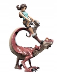 Weta Workshop Tomb Raider - Lara Croft &amp;amp; Raptor Figure Mini Epics