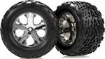 Traxxas kolo 2.8", All-Star strieborný disk, 19mm, pneu Talon (pár)