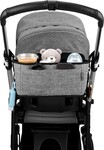 SKIP HOP Organizér na kočík Grab&amp;Go Ultra grey melange
