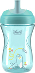 CHICCO Hrnček Advanced so slamkovým náustkom teal, 12m+