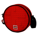 LEGO Brick Dots Red - bolso bandolera redondo