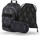 BAAGL SADA 3 Skate Harry Potter Die Heiligtümer des Todes: Rucksack, Federmäppchen, Tasche