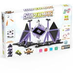 SUPERMAG magnetická stavebnica Technicolor 85ks