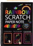 Škrabací/Vyškrabovací notes dúhový 10 listov