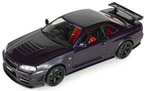 1:43 NISSAN SKYLINE GT-R (R34) Z-TUNE MITTERNACHTSLILA