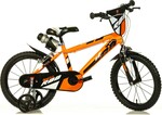 Dino Bikes - Detský bicykel 14" 414U26R88 - oranžový