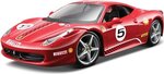 Bburago 1:24 Ferrari Racing 458 Challenge Rot
