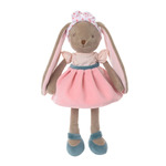 BK BUNNY SISTERS - iepure - fustă roz (30cm) Bukowski Design
