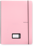 Zošit PP Oxybook, na gumičku, formát A4, 40 listov - PASTELINI ružový