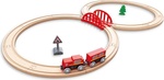 Hape Circuito de tren clásico en forma de ocho