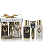 ACCENTRA Set za kupanje Winter Glamour u žičanoj košari Vanilija i mošus 2x 100ml + 30ml